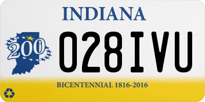 IN license plate 028IVU