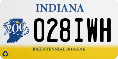 IN license plate 028IWH
