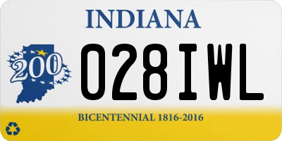 IN license plate 028IWL