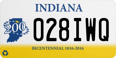 IN license plate 028IWQ