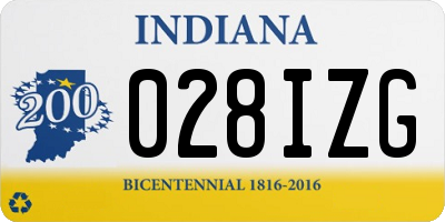 IN license plate 028IZG