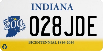 IN license plate 028JDE