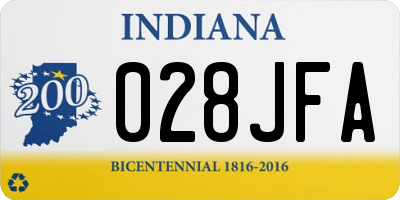 IN license plate 028JFA