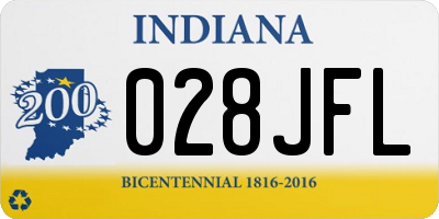 IN license plate 028JFL
