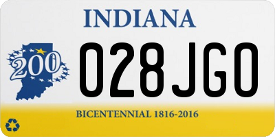 IN license plate 028JGO
