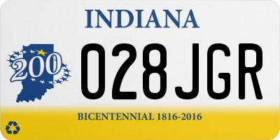 IN license plate 028JGR