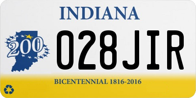 IN license plate 028JIR