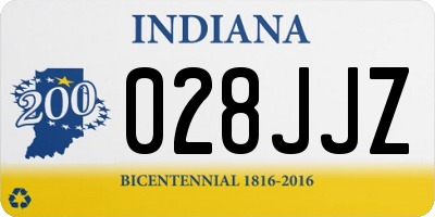 IN license plate 028JJZ