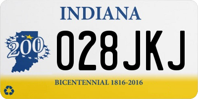 IN license plate 028JKJ