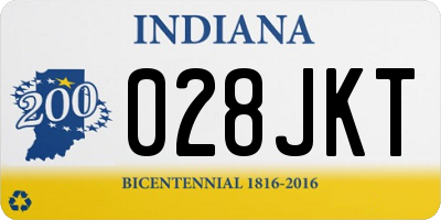 IN license plate 028JKT