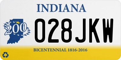 IN license plate 028JKW