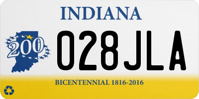 IN license plate 028JLA