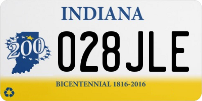 IN license plate 028JLE