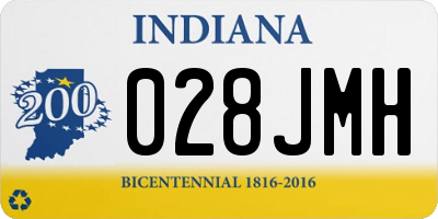 IN license plate 028JMH