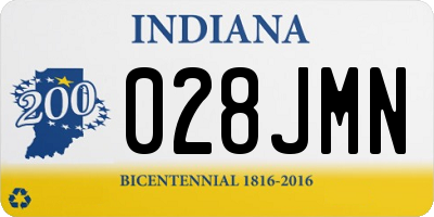 IN license plate 028JMN