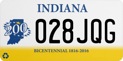 IN license plate 028JQG