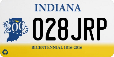 IN license plate 028JRP