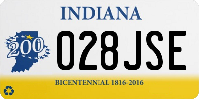 IN license plate 028JSE