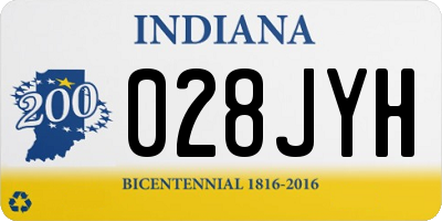 IN license plate 028JYH