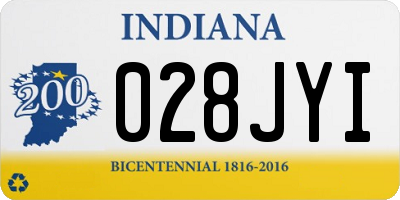IN license plate 028JYI