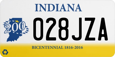 IN license plate 028JZA
