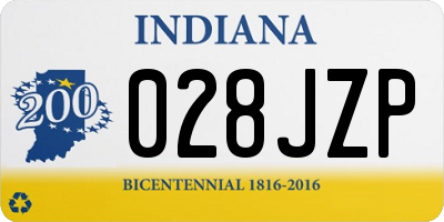 IN license plate 028JZP