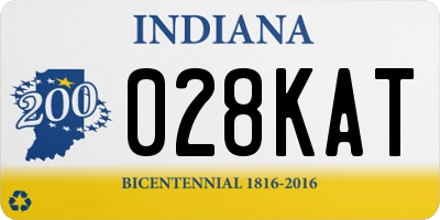 IN license plate 028KAT