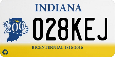 IN license plate 028KEJ