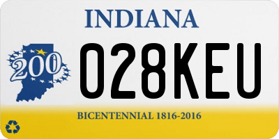 IN license plate 028KEU