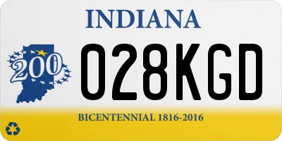 IN license plate 028KGD