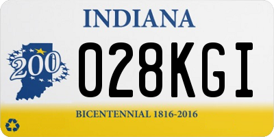 IN license plate 028KGI