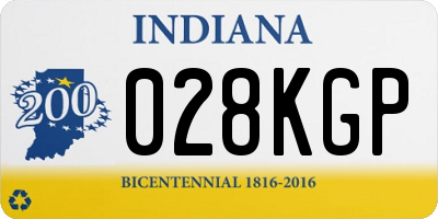 IN license plate 028KGP