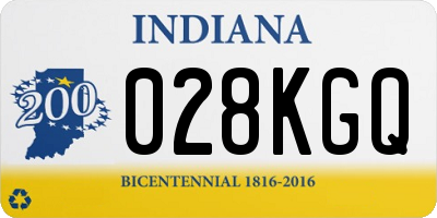 IN license plate 028KGQ