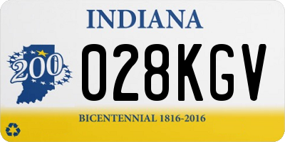 IN license plate 028KGV