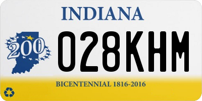 IN license plate 028KHM