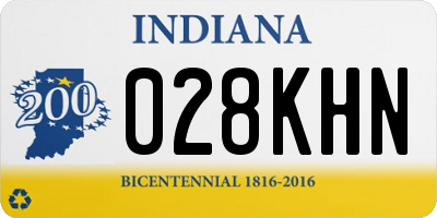 IN license plate 028KHN
