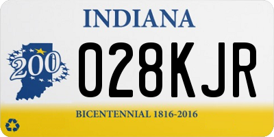 IN license plate 028KJR