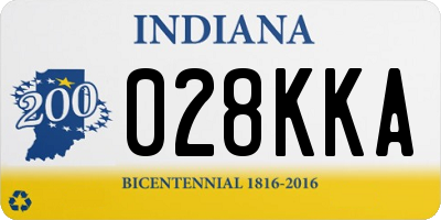 IN license plate 028KKA