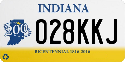 IN license plate 028KKJ
