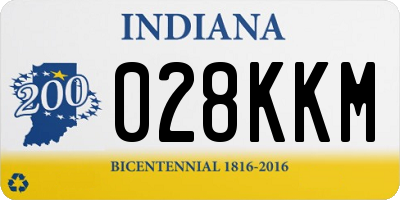 IN license plate 028KKM