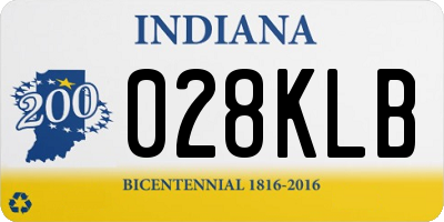 IN license plate 028KLB