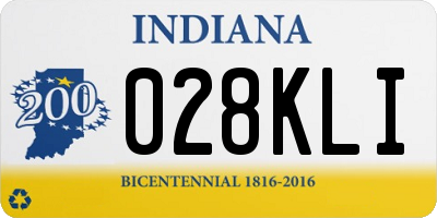 IN license plate 028KLI
