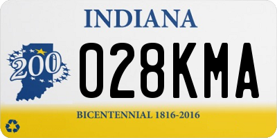 IN license plate 028KMA