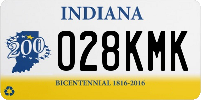 IN license plate 028KMK