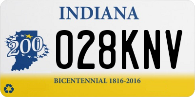 IN license plate 028KNV