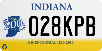 IN license plate 028KPB