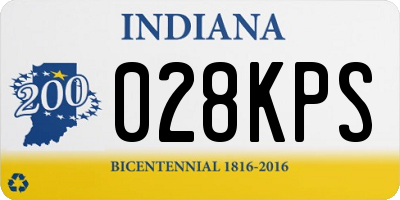 IN license plate 028KPS