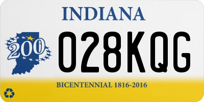 IN license plate 028KQG