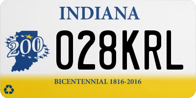 IN license plate 028KRL