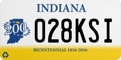 IN license plate 028KSI